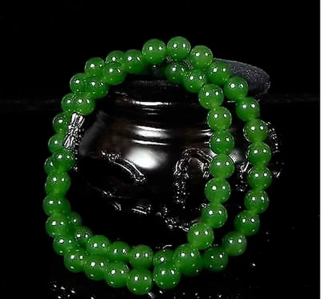 Beading - Echte natuurlijke groene kralen ketting Chinese