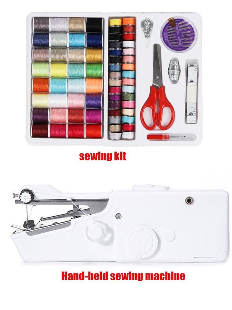Mini Electric Sewing Machine Handheld - Travel Smart Sundries Elektrische Tailor Stitch