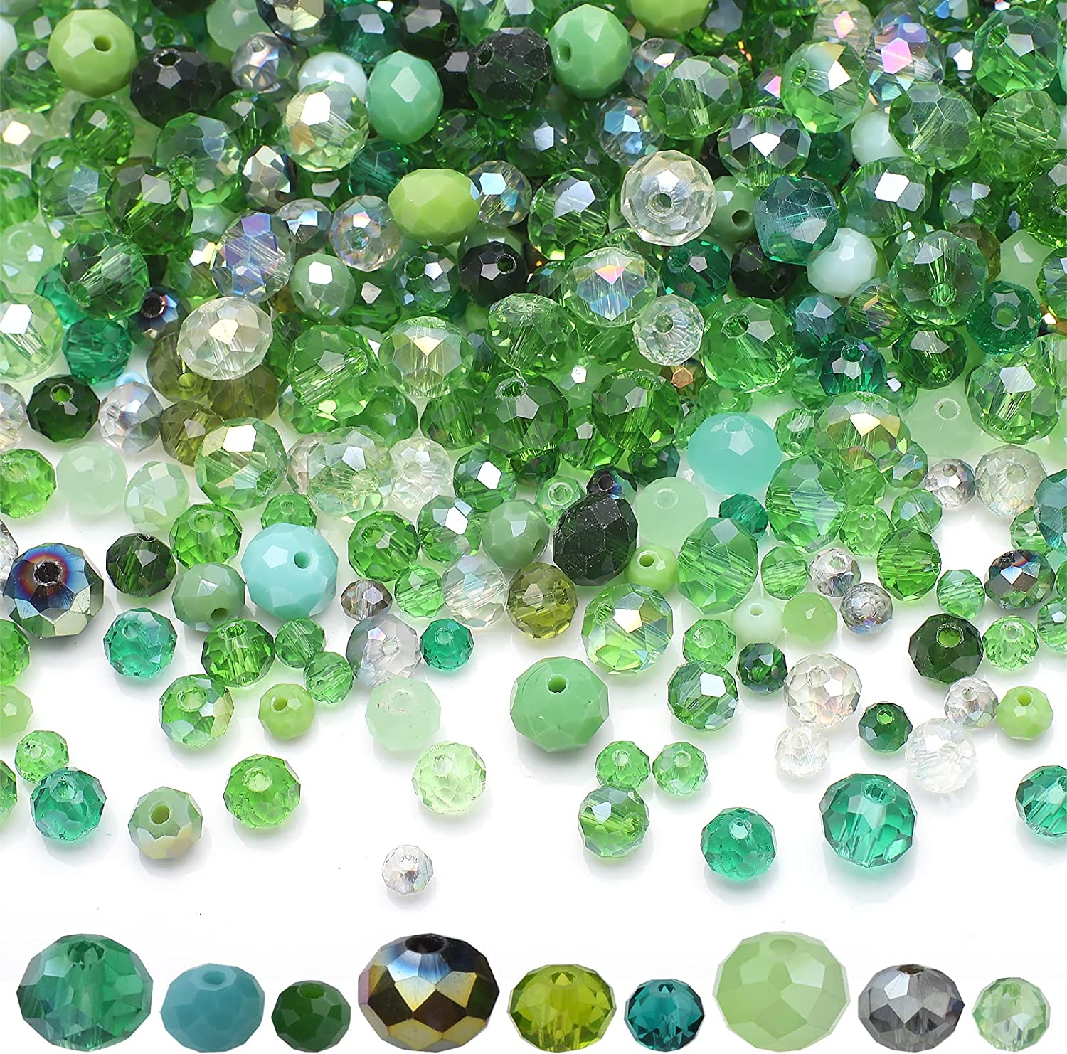 Glass Seed Beads 2Mm Jewelry Making - 2/3/4/6/8mm AB Facet Glazen Rondelle Losse