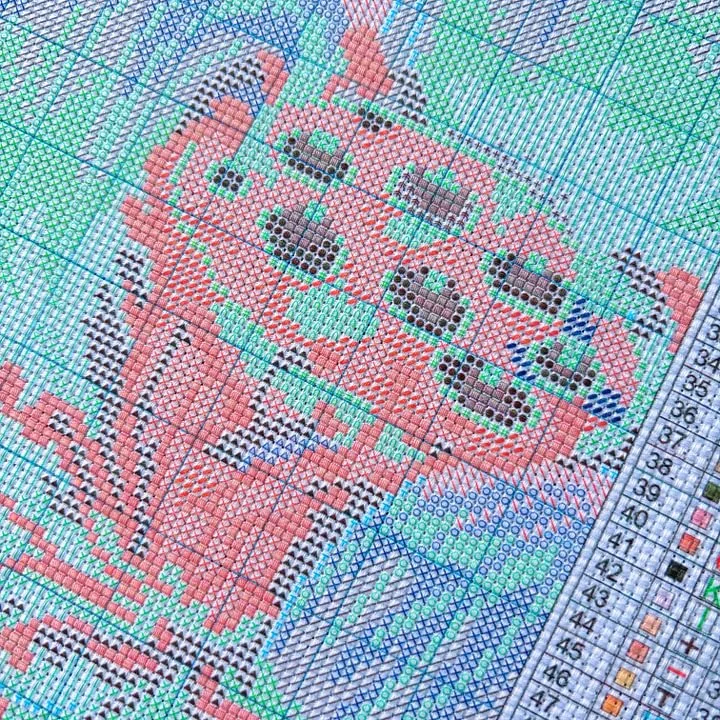 [CC4223-Otter met pareloorbell - Cross Stitch Stamped Kits Beginners recensie en prijs