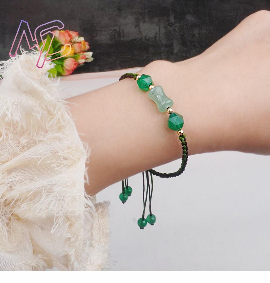 Groene natuurlijke jade kralen - Beading recensie en prijs