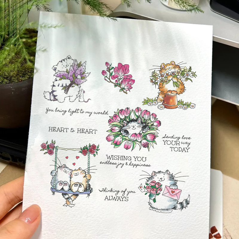 Suncraft Schattige Katten en B - Clear Silicone Stamps For Card Making recensie en prijs