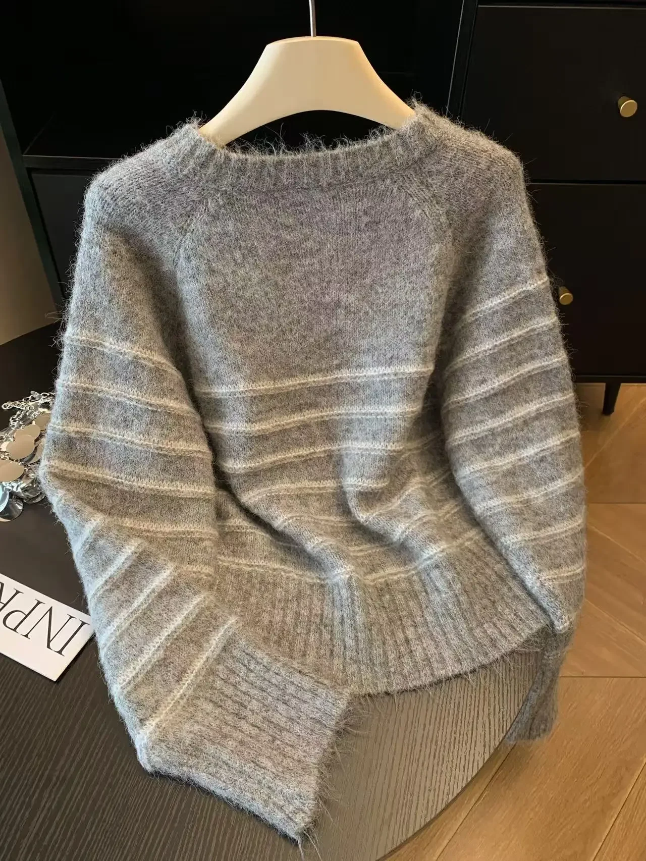 Herfst Winter Dames gestreepte - Embroidery recensie en prijs