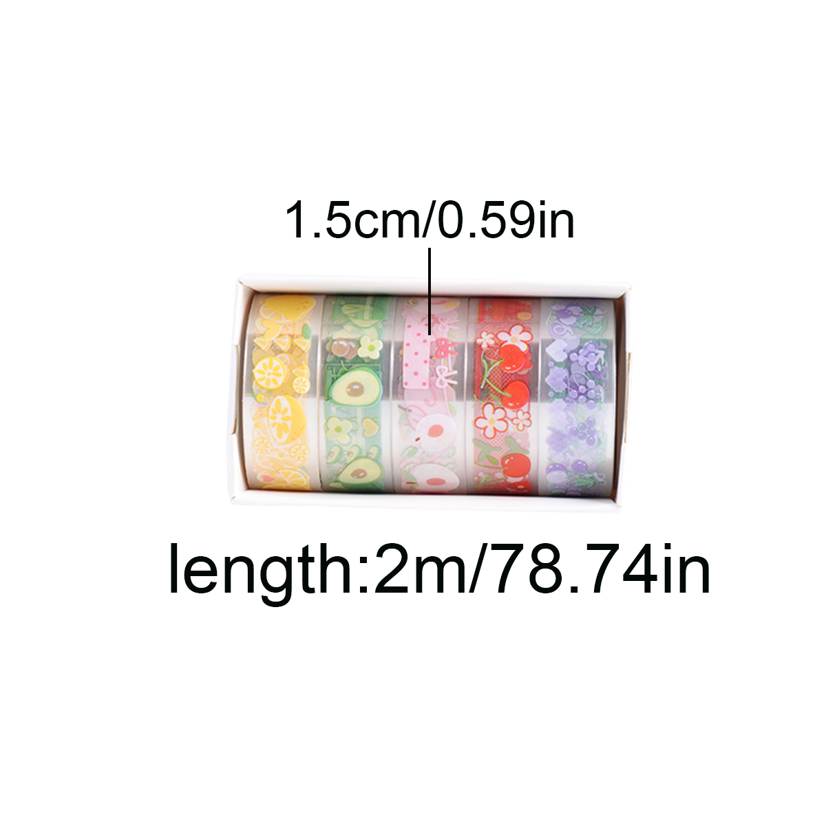 5 rollen transparante PET Wash - Scrapbooking recensie en prijs