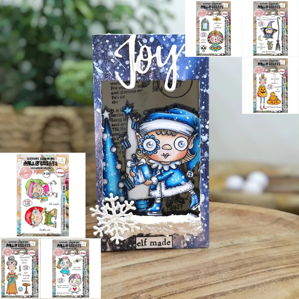 Zoete bezem pompoen heks trans - Clear Silicone Stamps For Card Making recensie en prijs