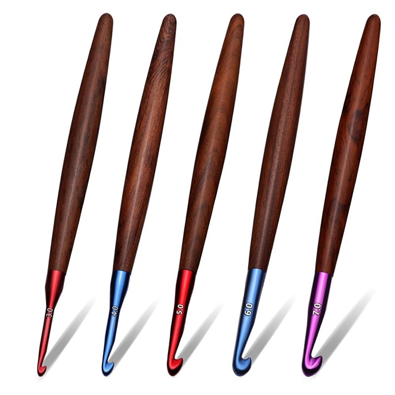 A59Z-Ergonomische haaknaalden  - Wooden Crochet Hooks Ergonomic Handle recensie en prijs