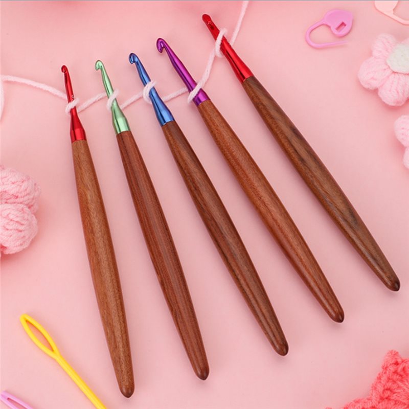 A59Z-Ergonomische haaknaalden  - Wooden Crochet Hooks Ergonomic Handle recensie en prijs