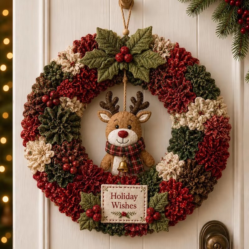 3D Kerst Stof Poke Art Kit, Ke - Sewing recensie en prijs
