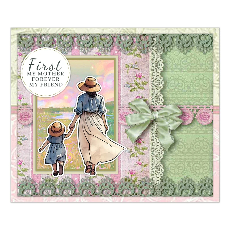 Mangocraft Moeder En Kinderen  - Clear Silicone Stamps For Card Making recensie en prijs