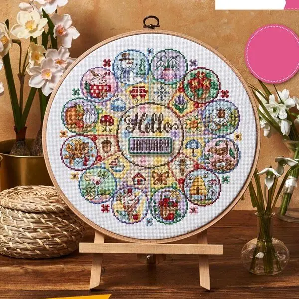 [CC4270 - Happy Year] DIY Stem - Cross Stitch Stamped Kits Beginners recensie en prijs