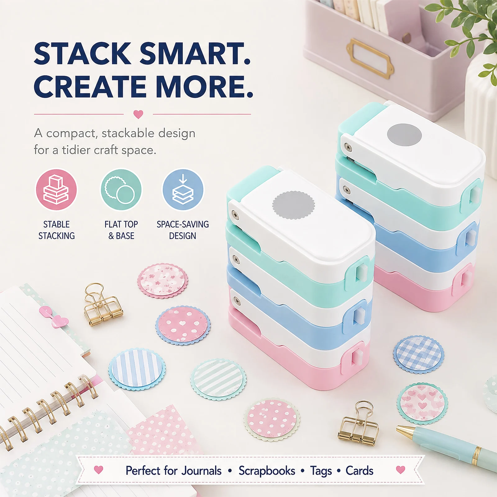 Layering Postzegel Cirkel Papi - Scrapbooking recensie en prijs