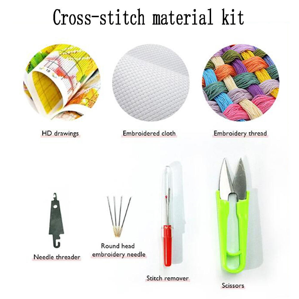Kruissteek Borduurwerk Boshuis - Cotton Embroidery Thread Skeins recensie en prijs