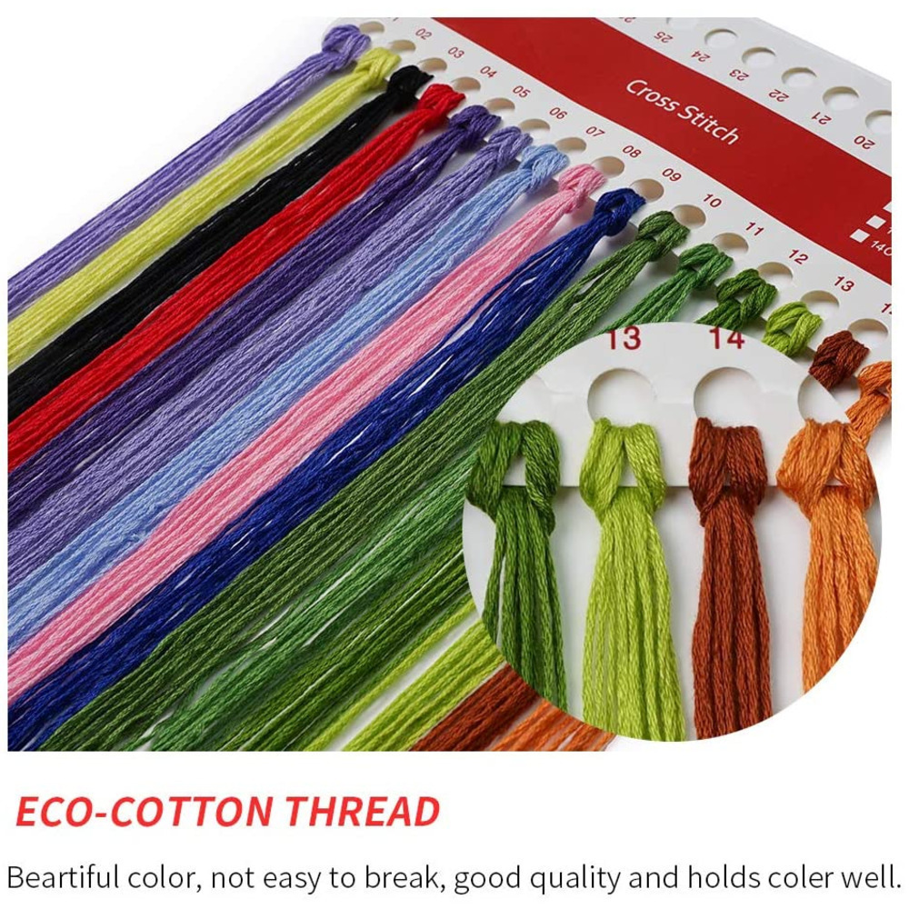 Landschap Van Gogh Diy Kruisst - Cotton Embroidery Thread Skeins recensie en prijs